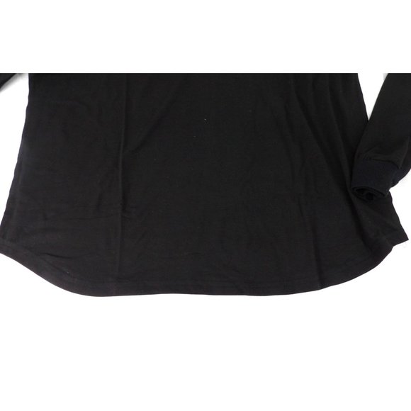 Women's Pull Over Tee Shirt 3 Button Neck  Long Sleeve 3XL New - Picture 5 of 5